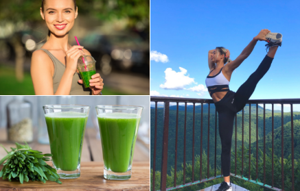 Green barley – superfood and natural health source for athletes