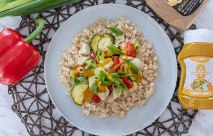 Fitness recipe: Couscous with chicken and vegetable