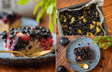 Fitness recipe: Fluffy sponge cake with fruit