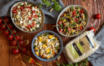 Fitness recipe: Quinoa salad in 3 different ways