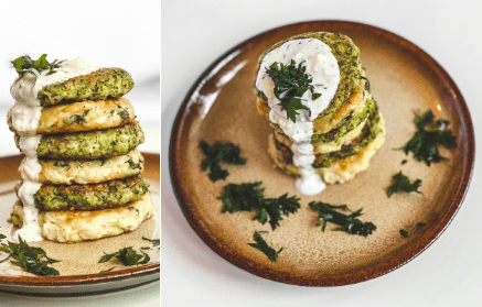 Fitness Recipe: Cauliflower and Broccoli Fritters