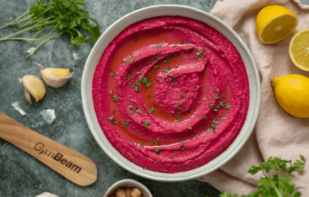 Fitness Recipe: Hummus with Chickpeas and Beetroot
