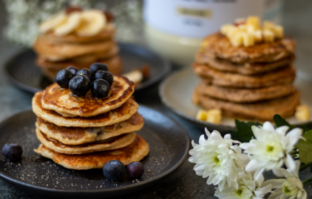 Fitness Recipe: Delicious and Fluffy Pancakes Three Ways