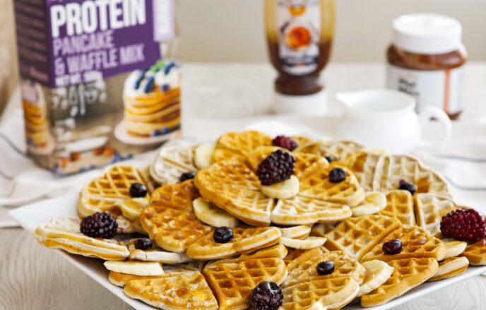 Fitness Recipe: Quick Breakfast Waffles Made of Two Ingredients with Huge Amount of Protein