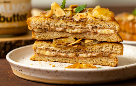 Fitness Recipe: Cinnamon French Toast with Banana and Nut Butter