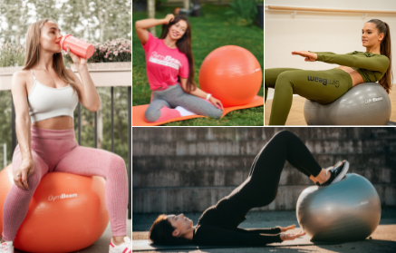 10 Effective Core & Booty Exercises with Fit Ball