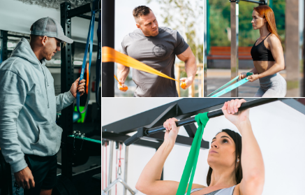 11 Resistance Band Exercises on the Pull-Up Bar for Strong Arms, Back and Core