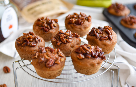 Fitness Recipe: Sweet Potato Muffins with Caramelised Pecans