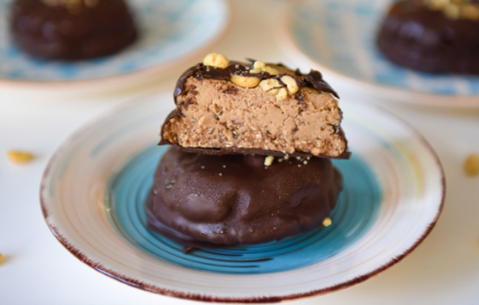 Fitness Recipe: No-Bake Biscuits with Peanut Cream and Chocolate