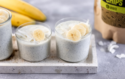 Fitness Recipe: Coconut Chia Pudding with Banana