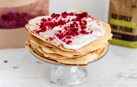 Fitness Recipe: Pancake Cake with Vanilla Cream