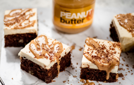 Fitness Recipe: Brownies Cheesecake with Peanut Butter