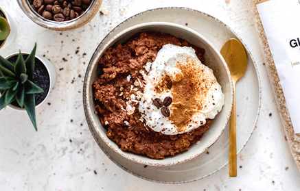 Fitness Recipe: Oatmeal With Cocoa and Coffee