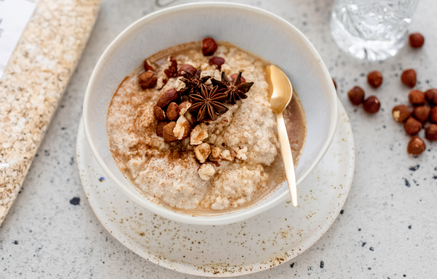 Fitness Recipe: No-Cook Gingerbread Oatmeal