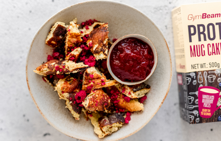 Fitness Recipe: Austrian Torn Pancake with Raspberries