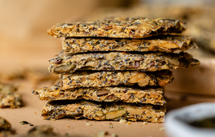 Fitness Recipe: Crunchy Seed Crackers