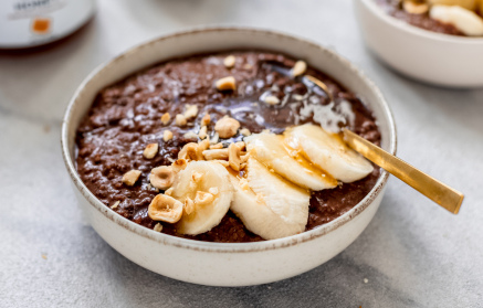 Fitness Recipe: Sweet Banana Cocoa Bulgur Porridge