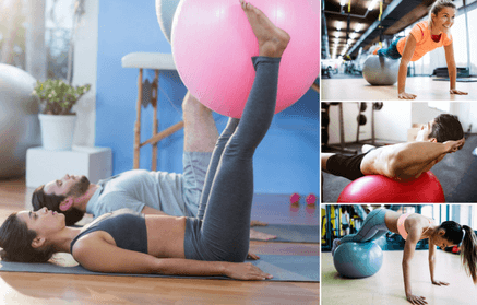 13 the most effective fitball exercises