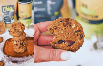 Fitness recipe: Vegan protein cookies with chia seeds