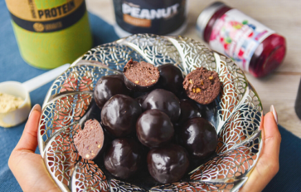Fitness recipe: Vegan truffles with peanut butter