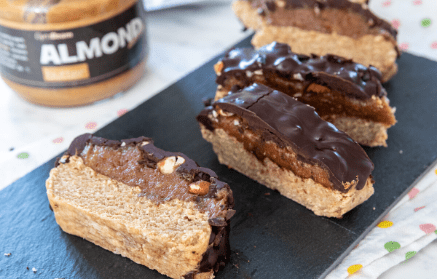 Fitness recipe: Snickers bars without added sugar, but full of flavor